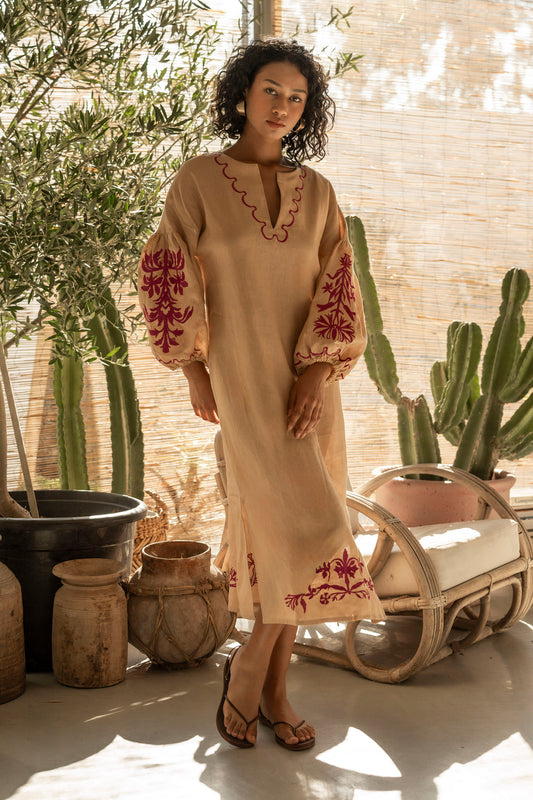 Manzanilla Kaftan Linen