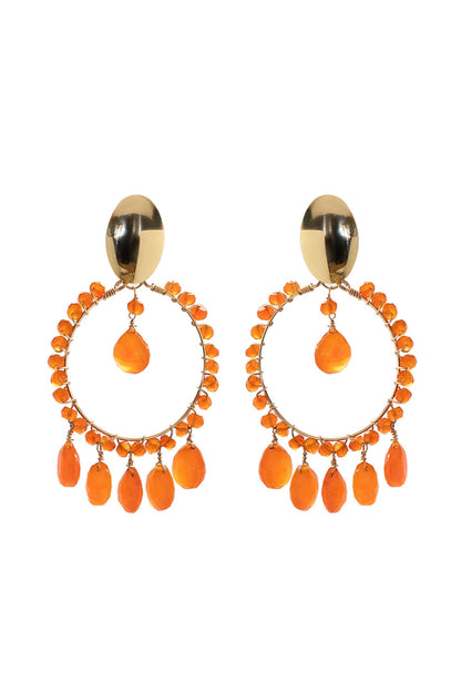 Carnelian Cara Earrings